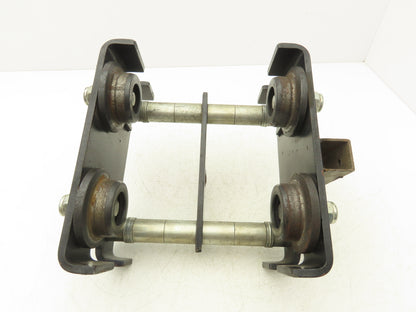 CM CBTP 1/2 Ton Manual Plain Push Trolley 2"-8.7" Flange