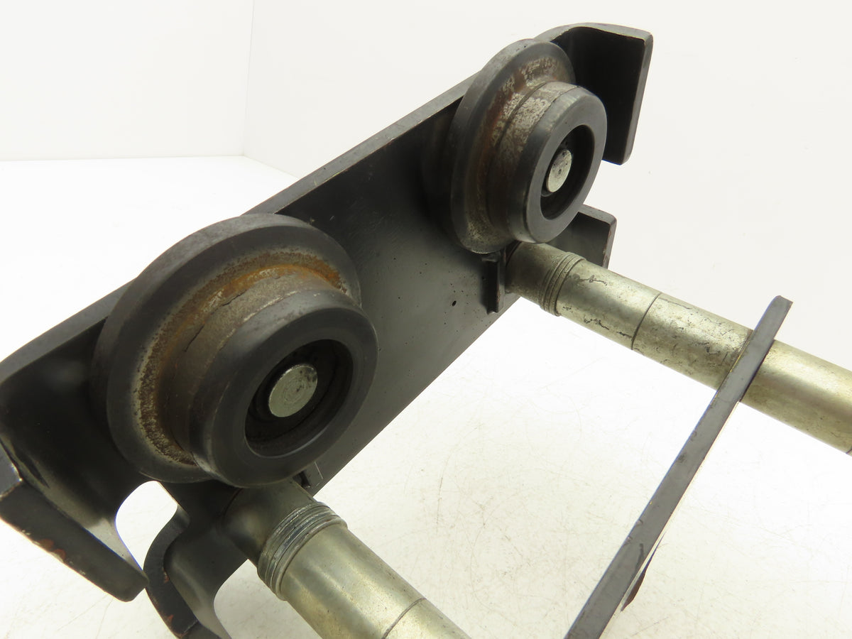 CM CBTP 1/2 Ton Manual Plain Push Trolley 2"-8.7" Flange
