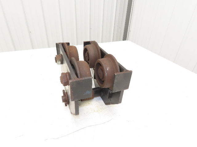 CM N/A 1/2 Ton Manual Plain Push Trolley 3-1/2" Width