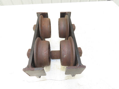 CM N/A 1/2 Ton Manual Plain Push Trolley 3-1/2" Width