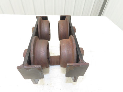 CM N/A 1/2 Ton Manual Plain Push Trolley 3-1/2" Width