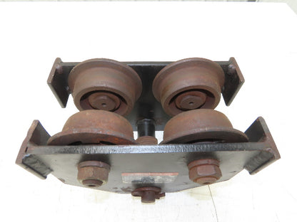 CM N/A 1/2 Ton Manual Plain Push Trolley 3-1/2" Width