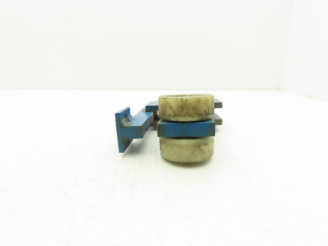 Gorbel S1000 Overhead Bridge Crane Trolley Adjustable Bracket 2-Wheel