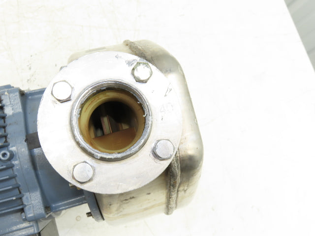 Ebara 40LPS Stainless In-line Centrifugal Pump 70-250 Lpm 220V 3PH 1.5" DN40