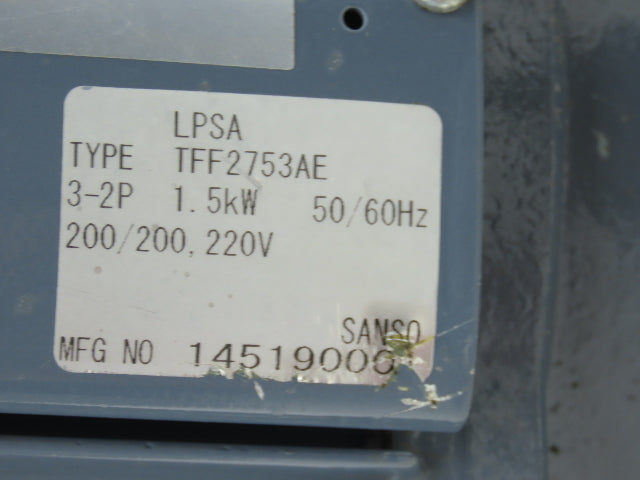 Ebara 40LPS Stainless In-line Centrifugal Pump 70-250 Lpm 220V 3PH 1.5" DN40