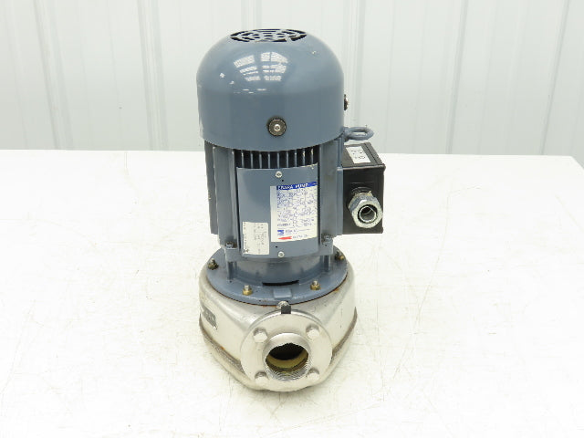 Ebara 40LPS Stainless In-line Centrifugal Pump 70-250 Lpm 220V 3PH 1.5" DN40