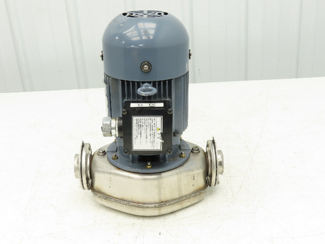 Ebara 40LPS Stainless In-line Centrifugal Pump 70-250 Lpm 220V 3PH 1.5" DN40
