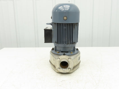 Ebara 40LPS Stainless In-line Centrifugal Pump 70-250 Lpm 220V 3PH 1.5" DN40