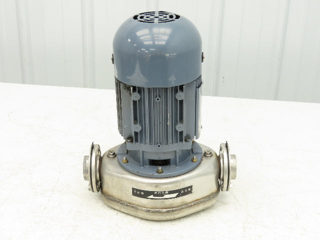 Ebara 40LPS Stainless In-line Centrifugal Pump 70-250 Lpm 220V 3PH 1.5" DN40