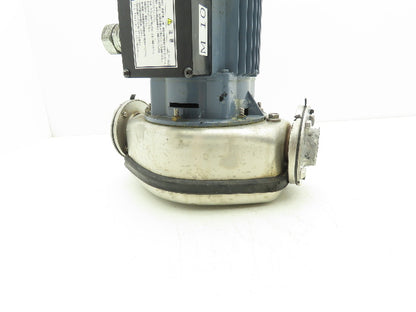 Ebara 32LPS Stainless In-line Centrifugal Pump 40-150 Lpm 220V 3PH 1-1/4" DN32