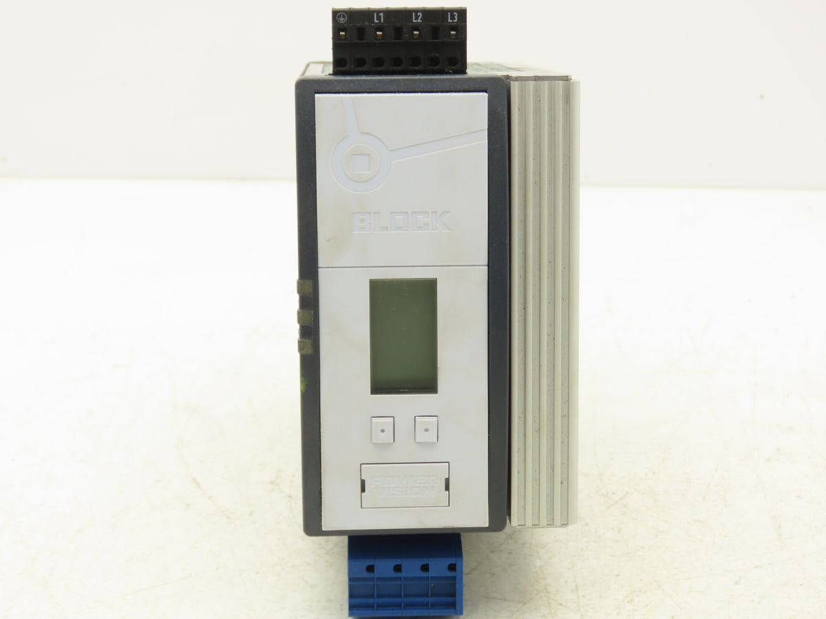 Block PVSB 400/24-20 20A 24VDC Switched Mode Power Supply 400-500VAC 3Ph Input