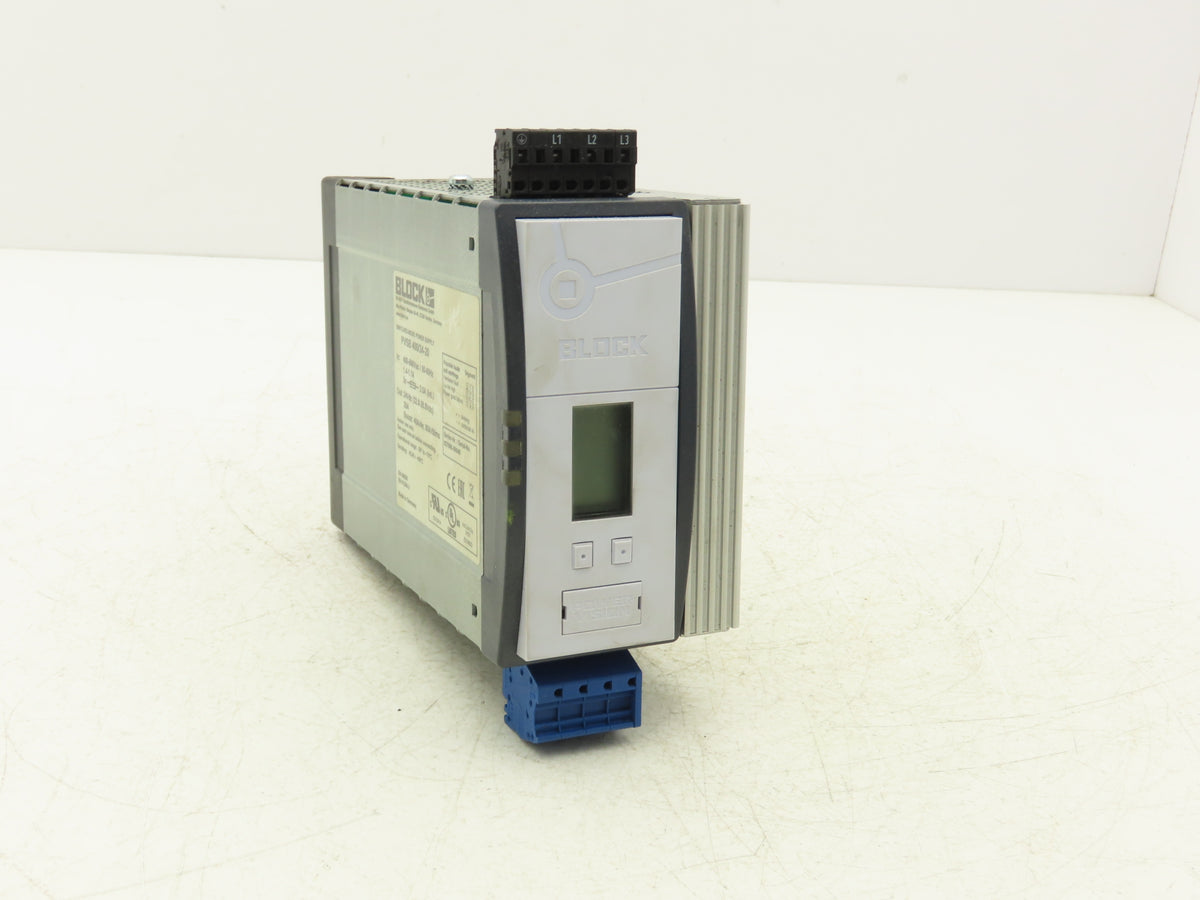 Block PVSB 400/24-20 20A 24VDC Switched Mode Power Supply 400-500VAC 3Ph Input