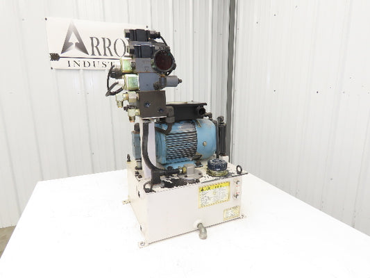Okuma OEY-M-STD-2.2KW Hydraulic Power Unit 20L 30L/min 942psi Nachi Pump 220V