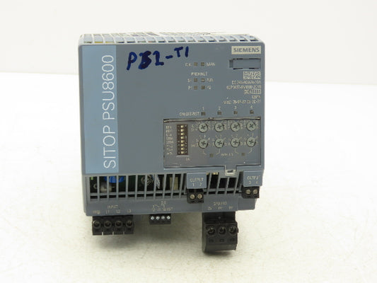 Siemens 6EP3437-8MB00-2CY0 SITOP PSU8600 40A Power Supply 4X10A 24VDC Output