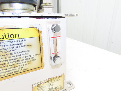 Okuma OEY-M-STD-2.2KW Hydraulic Power Unit 20L 30L/min 942 PSI Nachi Pump 220V