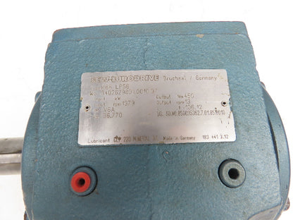 Sew Eurodrive K66 LP56 Helical Gearbox 106.12 Ratio Reducer 13rpm 56C LH 450Nm