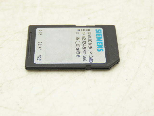 Siemens 	6ES7954-8LP02-0AA0 SIMATIC S7 Memory Card S7-1x 00 CPU 3V Flash 2 GB