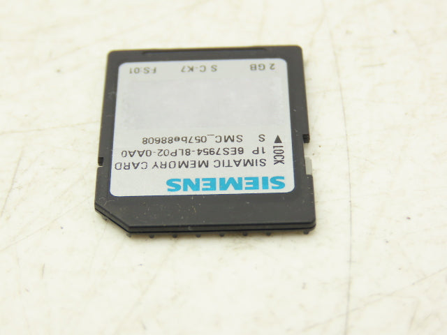 Siemens 	6ES7954-8LP02-0AA0 SIMATIC S7 Memory Card S7-1x 00 CPU 3V Flash 2 GB