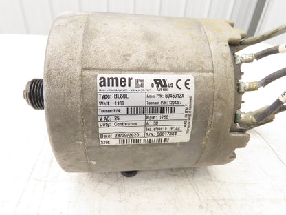 Tennant Amer 1204357 AC Drive Motor 25VAC 1750RPM 6945013X
