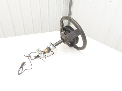 Tennant 1212787-04 Floor Scrubber Steering Wheel & Control Assembly Off T17