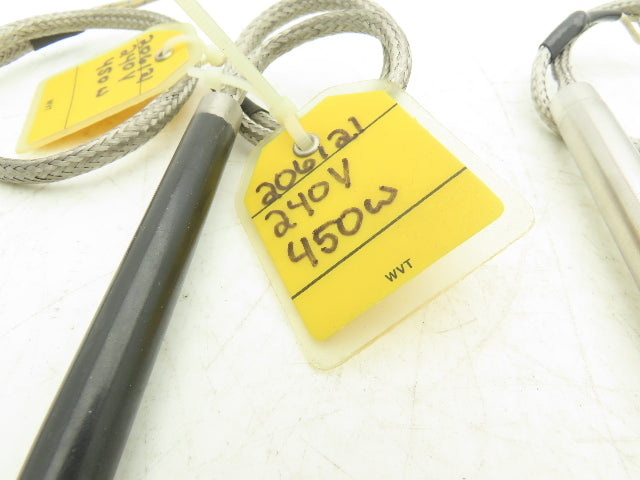 Big Chief/Watlow 152675 Cartridge Tube Heater 1/2" x 5-3/4" 450 W/240 V Lot of 5