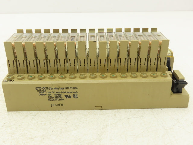 Omron G7TC-OC16 16 Position Base for Relay Type  G7T-1112S 24VDC w/Relays