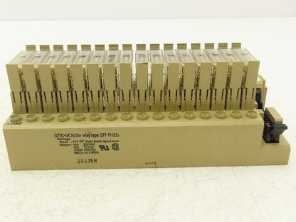 Omron G7TC-OC16 16 Position Base for Relay Type  G7T-1112S 24VDC w/Relays