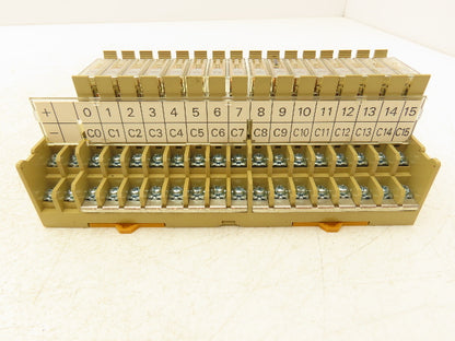 Omron G7TC-OC16 16 Position Base for Relay Type  G7T-1112S 24VDC w/Relays
