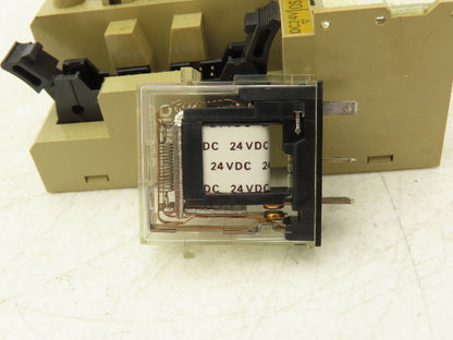 Omron G7TC-OC16 16 Position Base for Relay Type  G7T-1112S 24VDC w/Relays