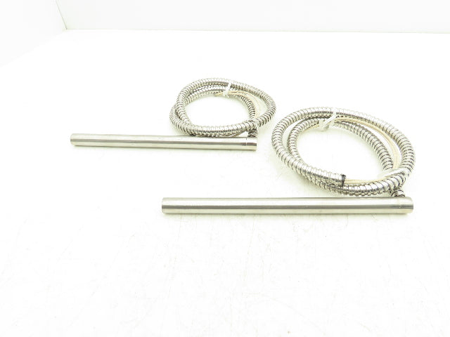 Big Chief 160622 Cartridge Tube Heater 5/8" x 9" 1650 W/240 V 36" Lead Lot of 2