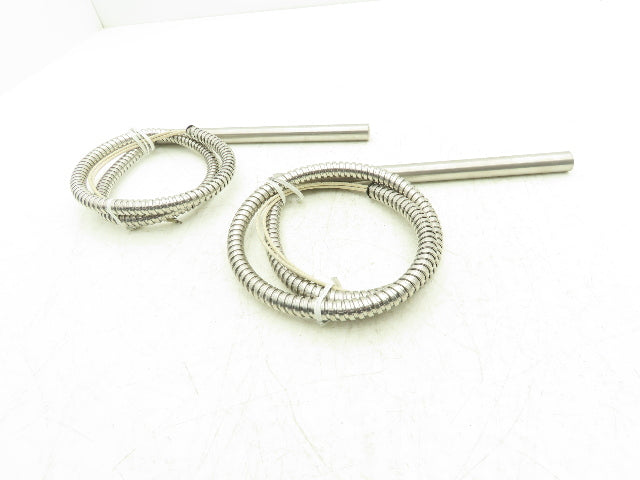 Big Chief 160622 Cartridge Tube Heater 5/8" x 9" 1650 W/240 V 36" Lead Lot of 2