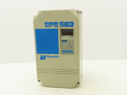Magnetek GPD503-DS308 Variable AC Drive VFD 230VAC 30A 3PH Crane Control 25P51E
