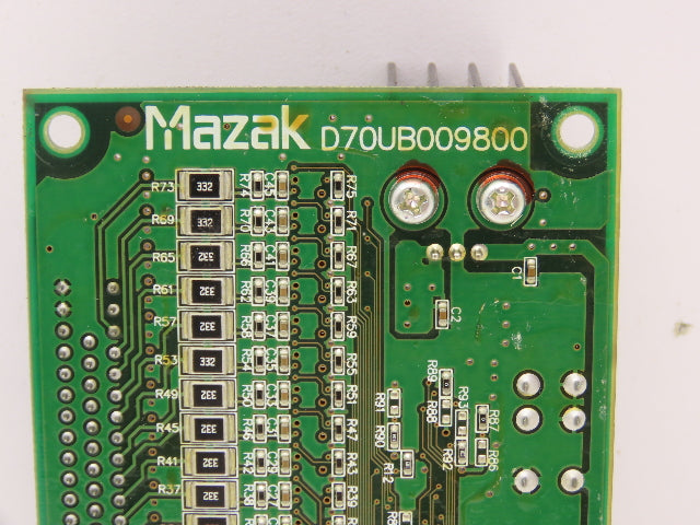Mazak D70UB009800 Printed Circuit Board Remote Input Output PCB YMYP7-P0053A