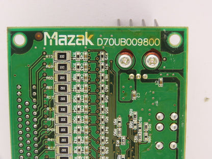 Mazak D70UB009800 Printed Circuit Board Remote Input Output PCB YMYP7-P0053A