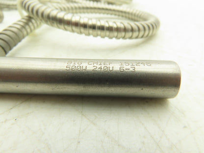 Big Chief 151246 Cartridge Tube Heater 1/2" x 2-1/4" 400 W/240 V Lot of 6