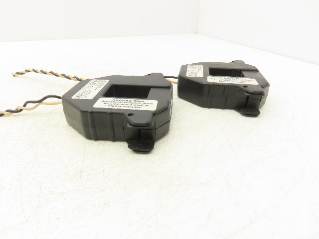 Veris H6810-300A-5A Split Core Current Transformer 300A 600VAC Input Lot of 2