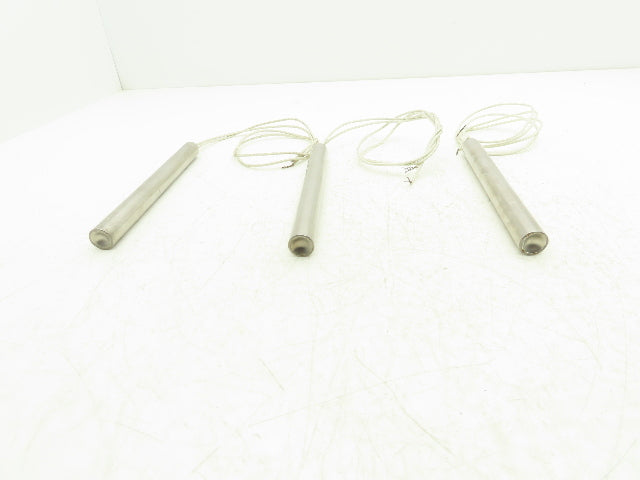 Big Chief 184835 Cartridge Rod Tube Heater 500W 240V 7-1/2"L x 3/4" OD Lot of 3