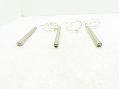 Big Chief 184835 Cartridge Rod Tube Heater 500W 240V 7-1/2"L x 3/4" OD Lot of 3