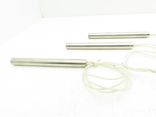 Big Chief 184835 Cartridge Rod Tube Heater 500W 240V 7-1/2"L x 3/4" OD Lot of 3