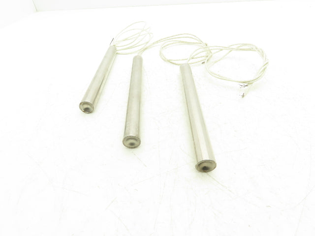 Big Chief 184835 Cartridge Rod Tube Heater 500W 240V 7-1/2"L x 3/4" OD Lot of 3