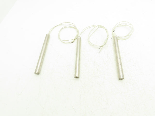 Big Chief 184835 Cartridge Rod Tube Heater 500W 240V 7-1/2"L x 3/4" OD Lot of 3