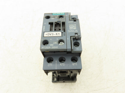 Siemens 3RT2028-1BB40 Motor Starter Contactor 25Hp 575V 3Ph Screw Terminal 24V