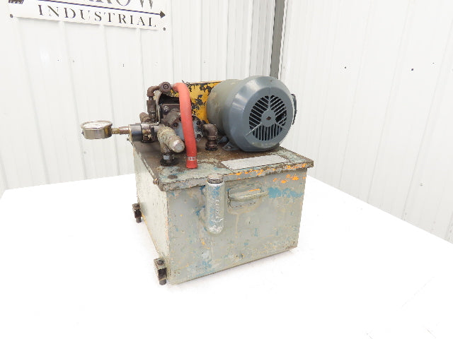 KO Lee S731DU-4 Grinder Hydraulic Power Unit 7 Gal 120 PSI 230/460V Belt Drive