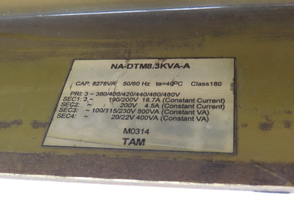 TAM NA-DTM8.3KVA-A Multi Tap Current Transformer 8.3kVA 380-480V In 20-230V Out