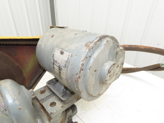 KO Lee Howell Surface Grinder Work Head 230/460V 3PH Belt Drive Motor