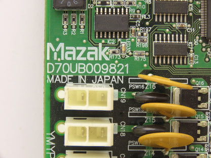 Mazak D70UB009821 Printed Circuit Board Input Output Module PCB YMYP4-P0052B