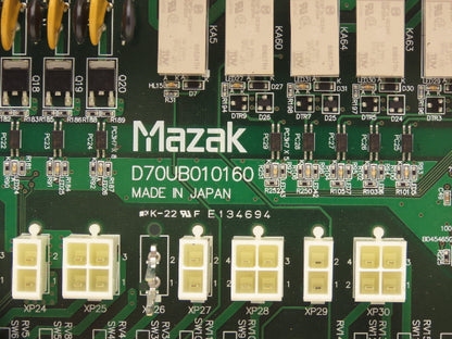Mazak D70UB010160 Printed Circuit Board Input Output Module PCB YMYP14-P0070