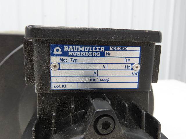 Baumuller DF56-2A Squirrel Cage Blower Fan w/Filter 3600 RPM 230/460V 3PH Motor