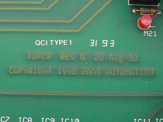 Haas Automation IOPCB Printed Circuit Board PCB CNC I/O Card Rev G