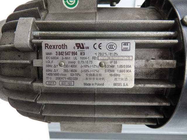 Rexroth CS: 240-12 M/MIN-460 Transverse Belt Conveyor Drive Module 240mm Width